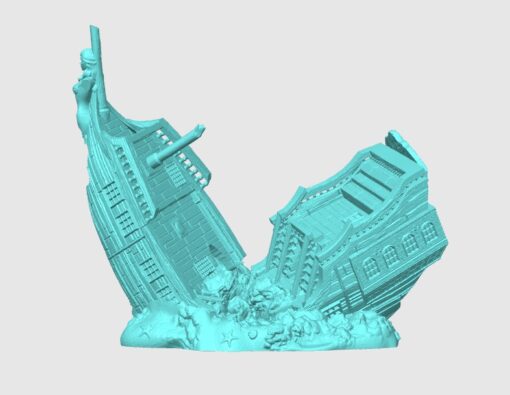 Sunken Pirate Ship Dice Tower