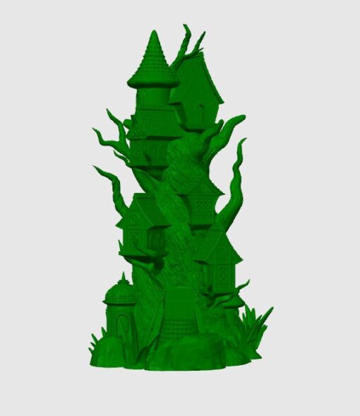 Pixie Village Dice Tower