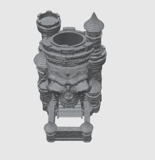 Chonky Skull Castle Dice Tower - Image 2
