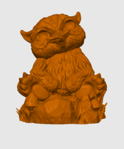 Baby Owlbear Dice Tower