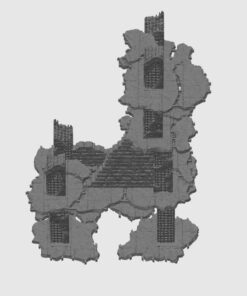 Alternative view of Concrete Ruins Building 1