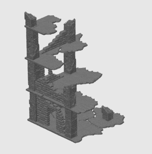 Concrete Ruins Building 3 - Image 3