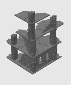 Alternative view of Concrete Ruins Building 4