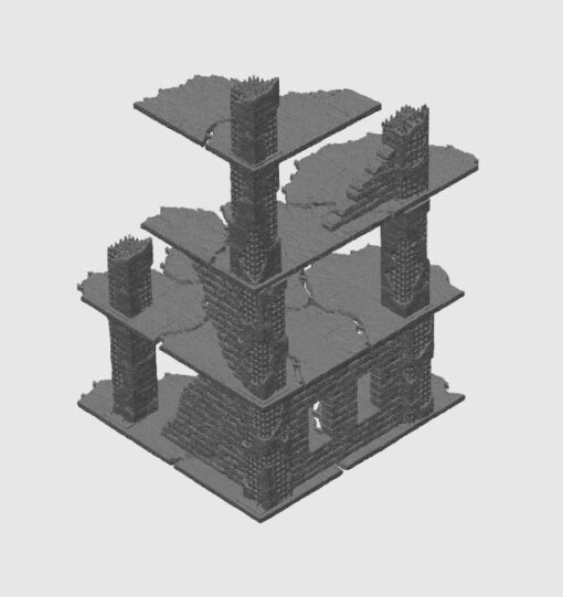 Concrete Ruins Building 4 - Image 2