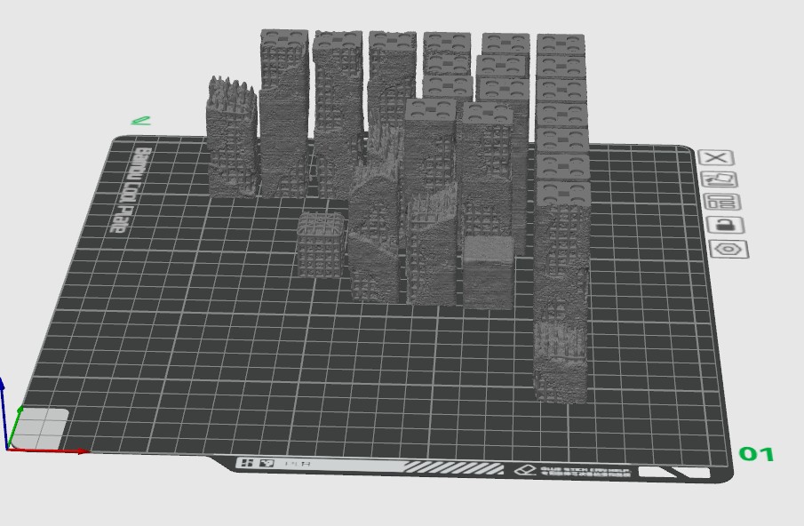 Concrete Ruins Columns