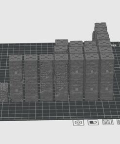 Alternative view of Concrete Ruins Columns