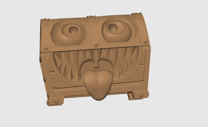 Cute Mimic Dice Storage